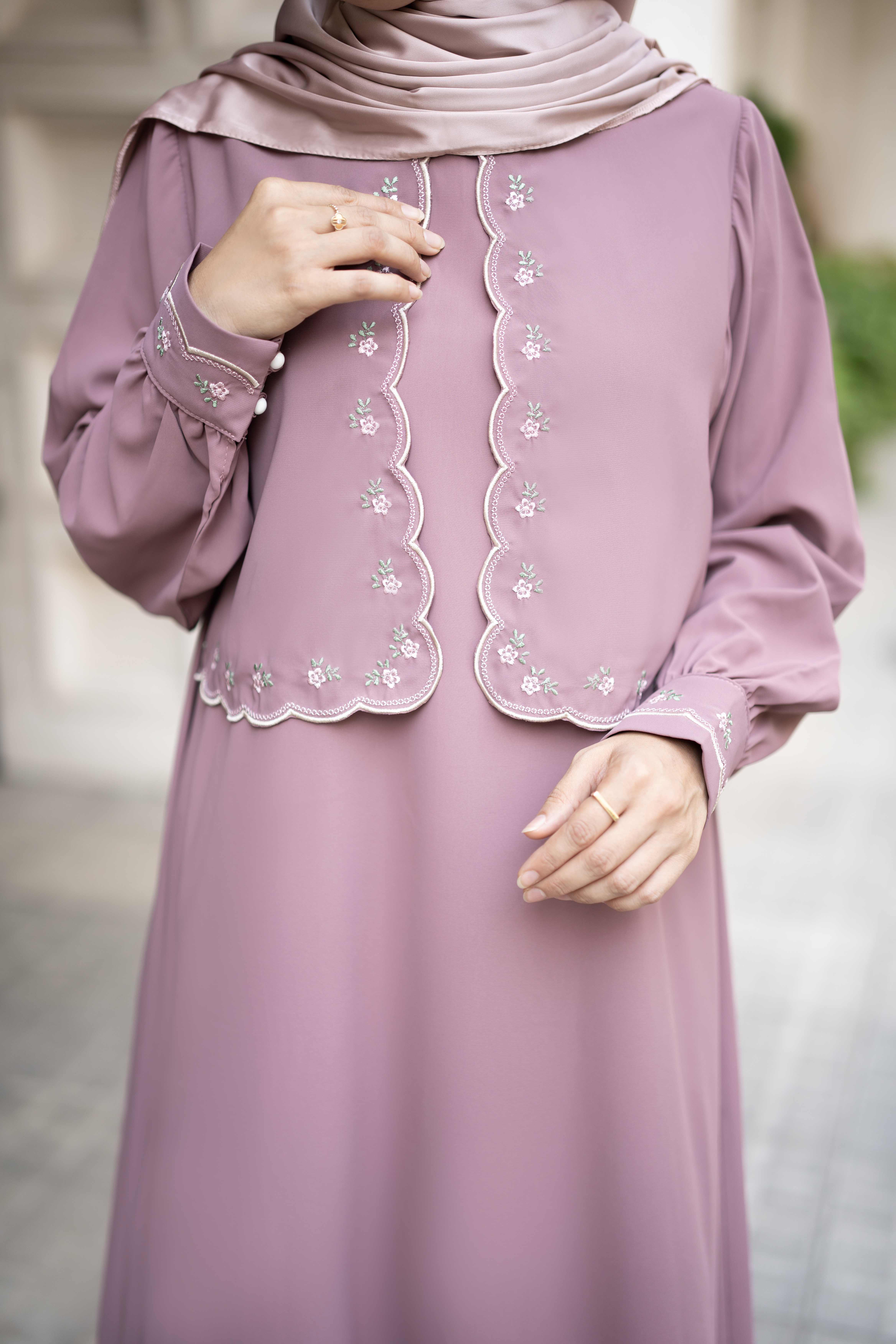 پیراهن عبایی مدل حانیه کالباسی